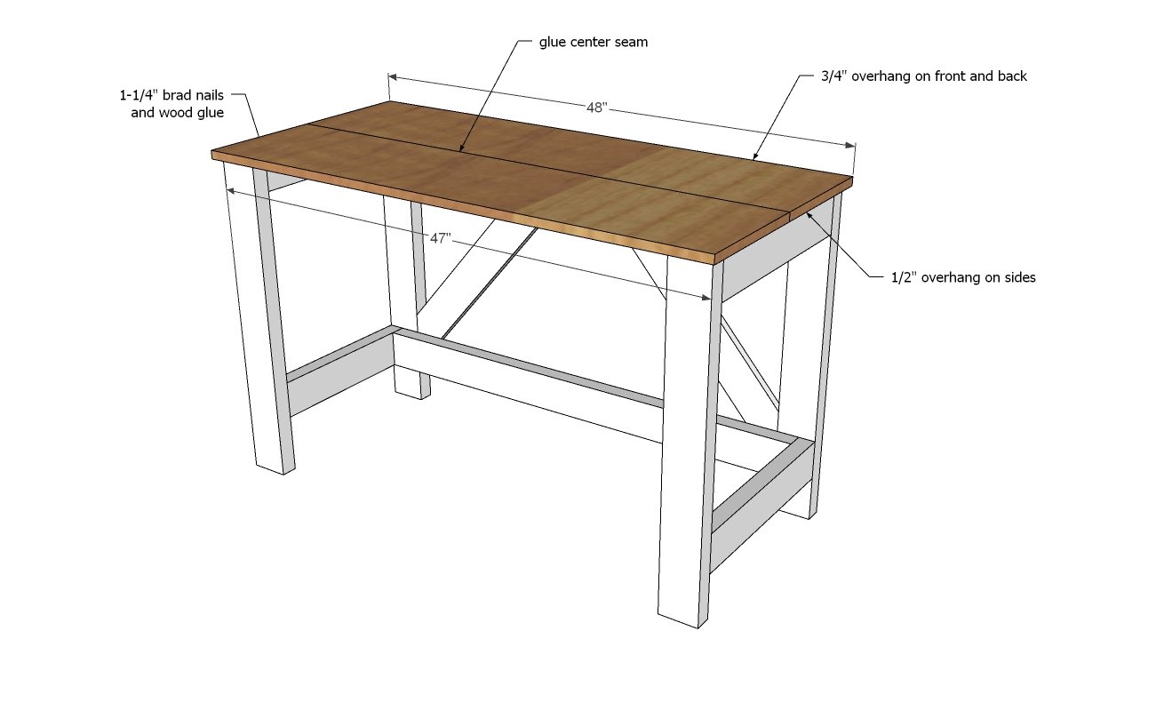 Brookstone Desk Ana White